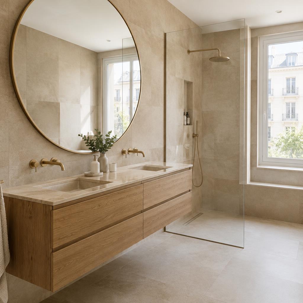 Un baño pensado para desconectar